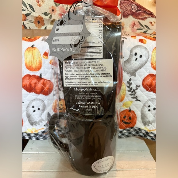 Rae Dunn Halloween Mug Set - Black and Orange - Picture 3 of 3